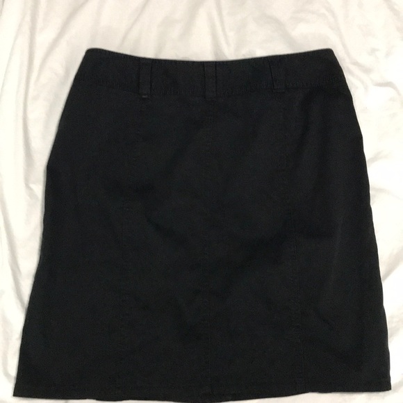 Ann Taylor LOFT navy blue shift casual skirt - Picture 5 of 6